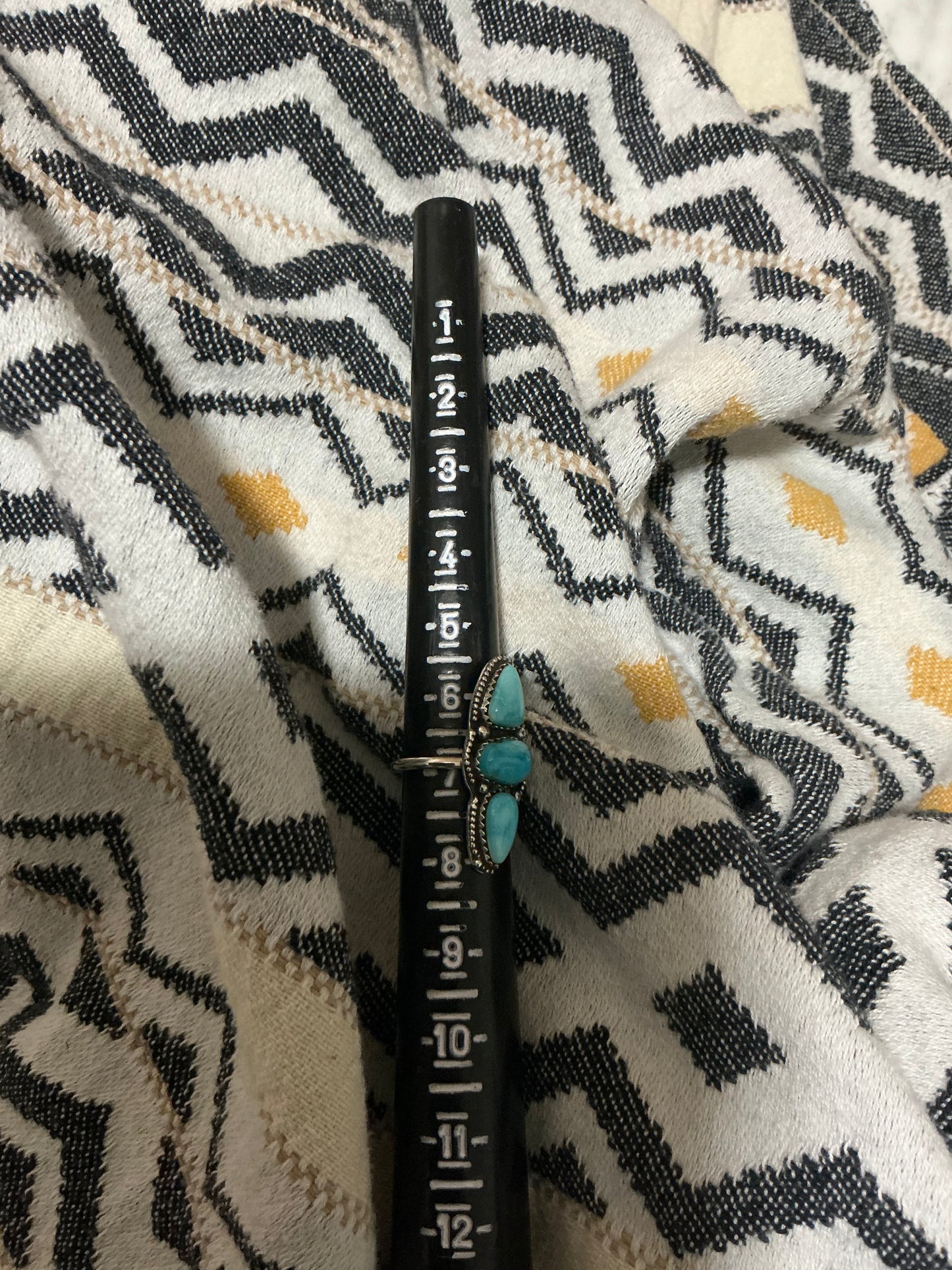 Sterling Silver Ring with Kingman Turquoise