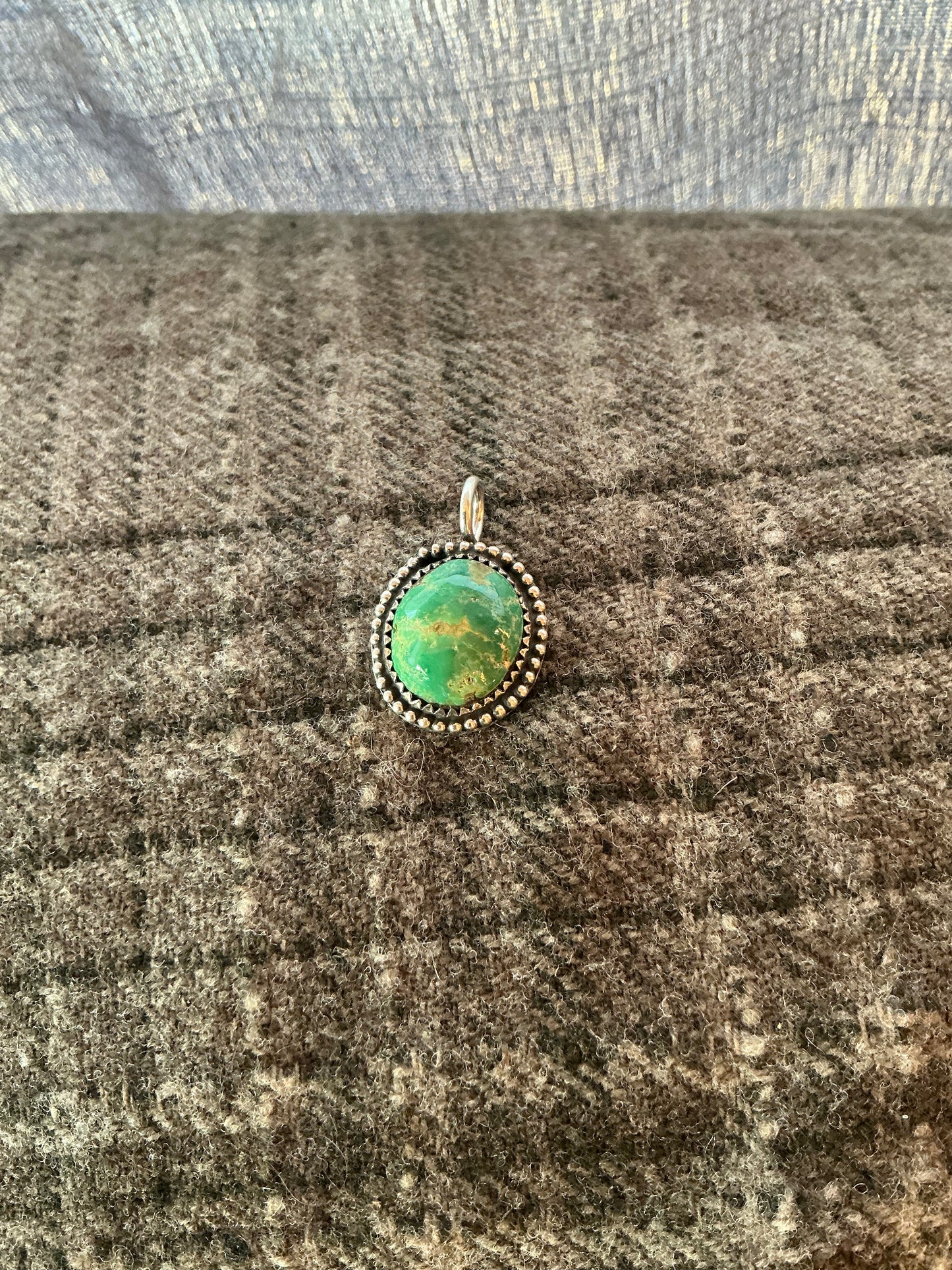 Sterling Silver with Competos Turquiose Pendent
