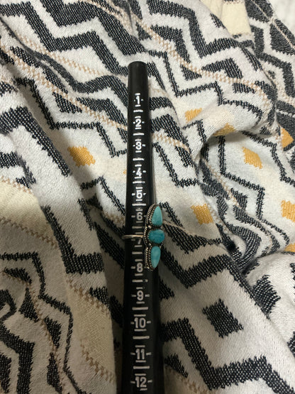 Sterling Silver Ring with Kingman Turquoise