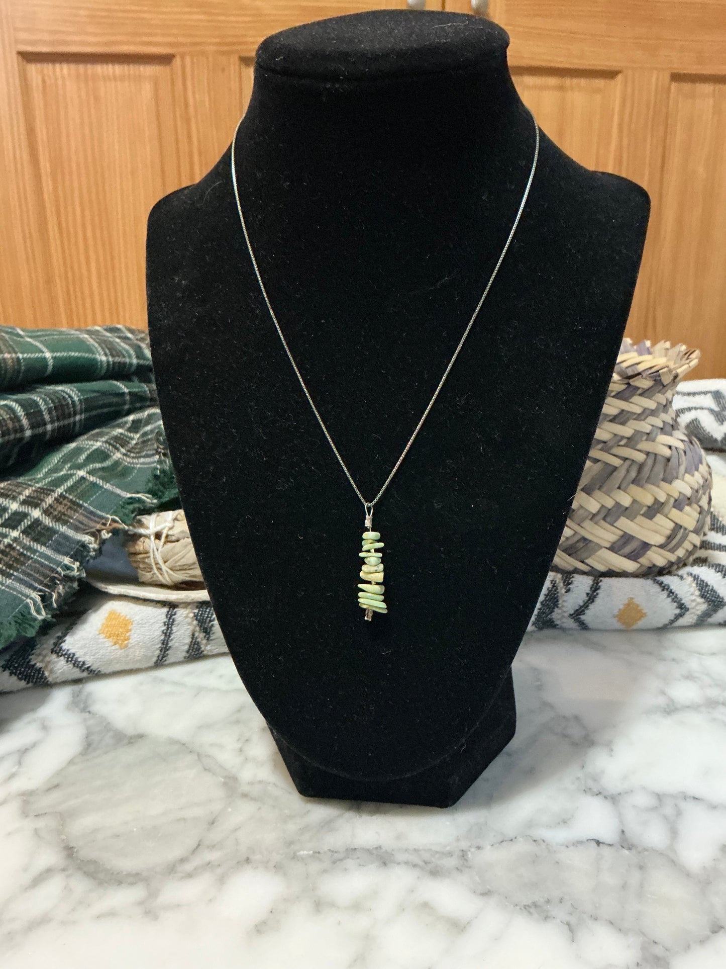 Stacked Patagonia Sterling Silver 15 inch Necklace