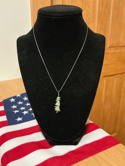 Stacked Patagonia Sterling Silver 15 inch Necklace