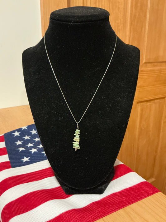 Stacked Patagonia Sterling Silver 15 inch Necklace