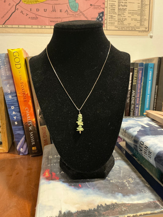 Stacked Patagonia Sterling Silver 15 inch Necklace
