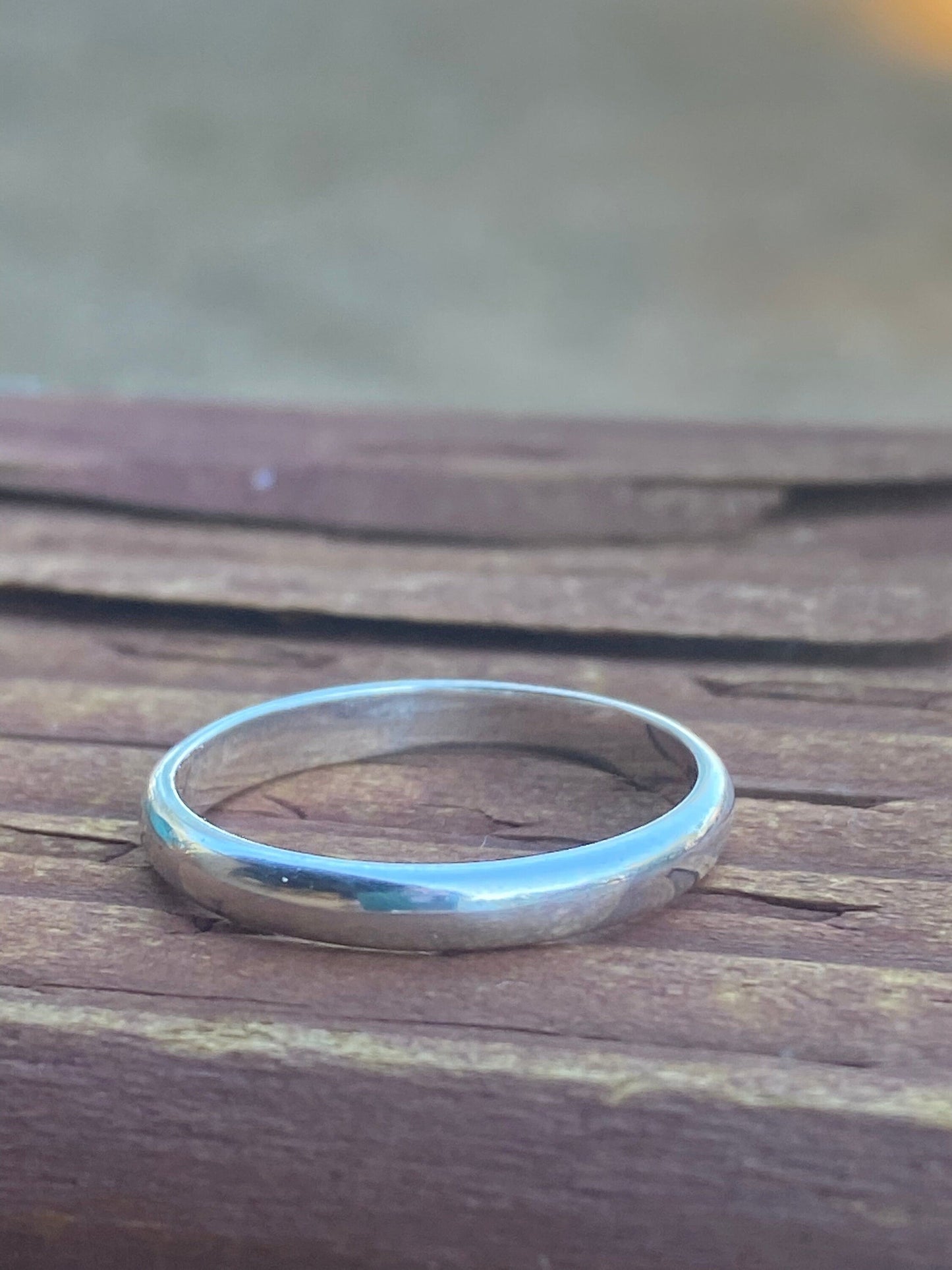 Handmade Sterling Silver Wedding Band Band Ring