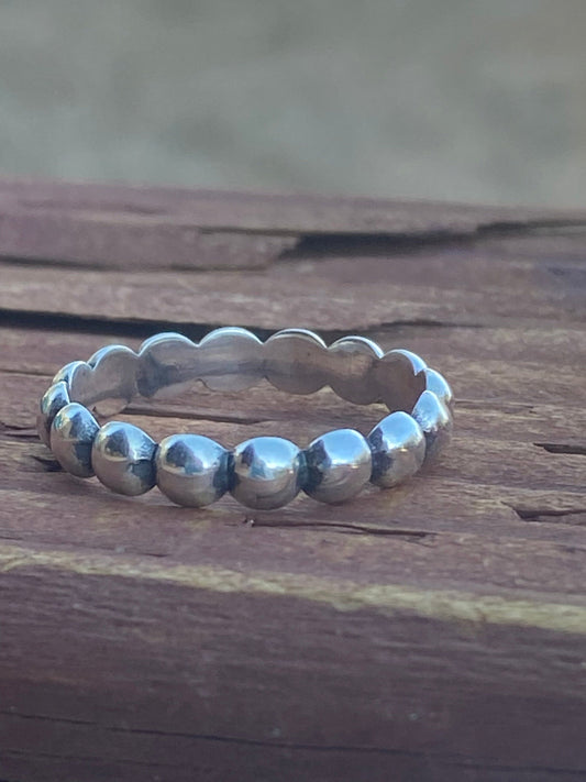Handmade Sterling Silver 4mm Stacker Band Ring